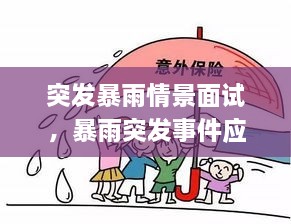突發(fā)暴雨情景面試，暴雨突發(fā)事件應急預案 