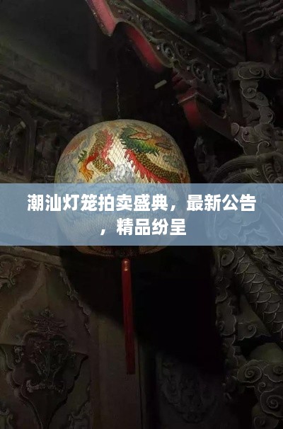 潮汕燈籠拍賣盛典，最新公告，精品紛呈