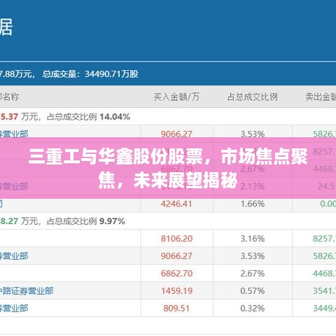 三重工與華鑫股份股票，市場焦點聚焦，未來展望揭秘
