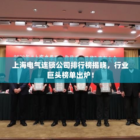 上海電氣連鎖公司排行榜揭曉，行業(yè)巨頭榜單出爐！