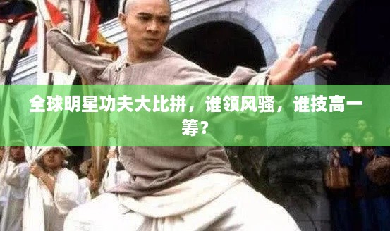 全球明星功夫大比拼，誰領風騷，誰技高一籌？