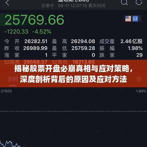 揭秘股票開盤必崩真相與應(yīng)對策略，深度剖析背后的原因及應(yīng)對方法