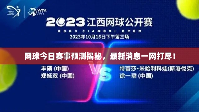 網(wǎng)球今日賽事預測揭秘，最新消息一網(wǎng)打盡！