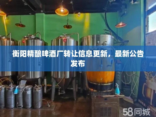 衡陽精釀啤酒廠轉(zhuǎn)讓信息更新，最新公告發(fā)布