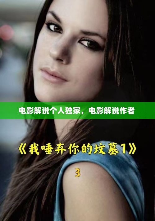 電影解說個人獨家，電影解說作者 