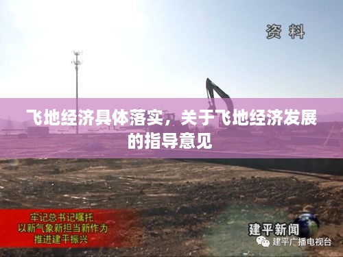 飛地經(jīng)濟具體落實，關于飛地經(jīng)濟發(fā)展的指導意見 